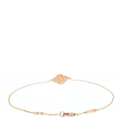 Van Cleef & Arpels 18K Rose Gold Sweet Alhambra Bracelet 3 of 4
