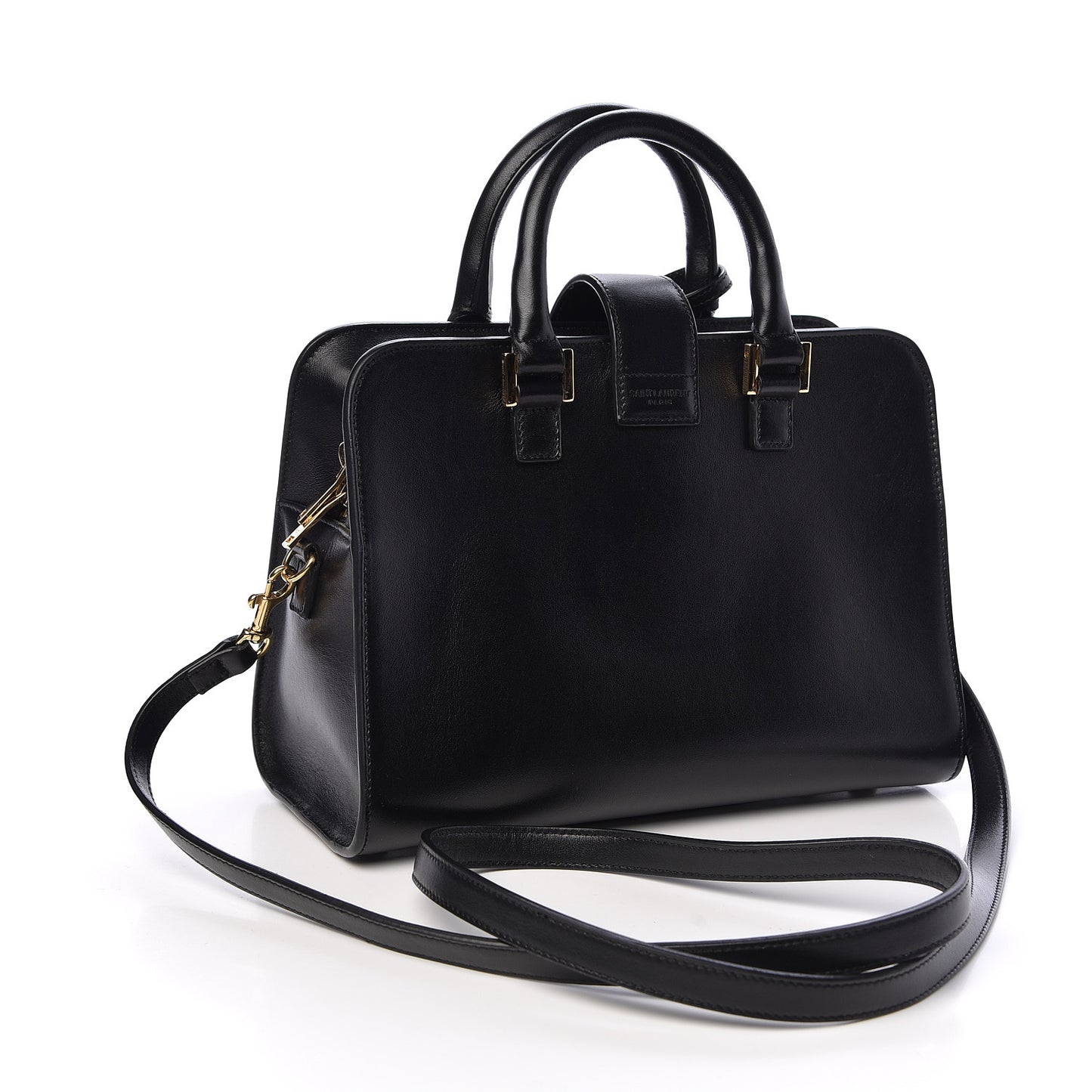 Calfskin Monogram Baby Cabas Black