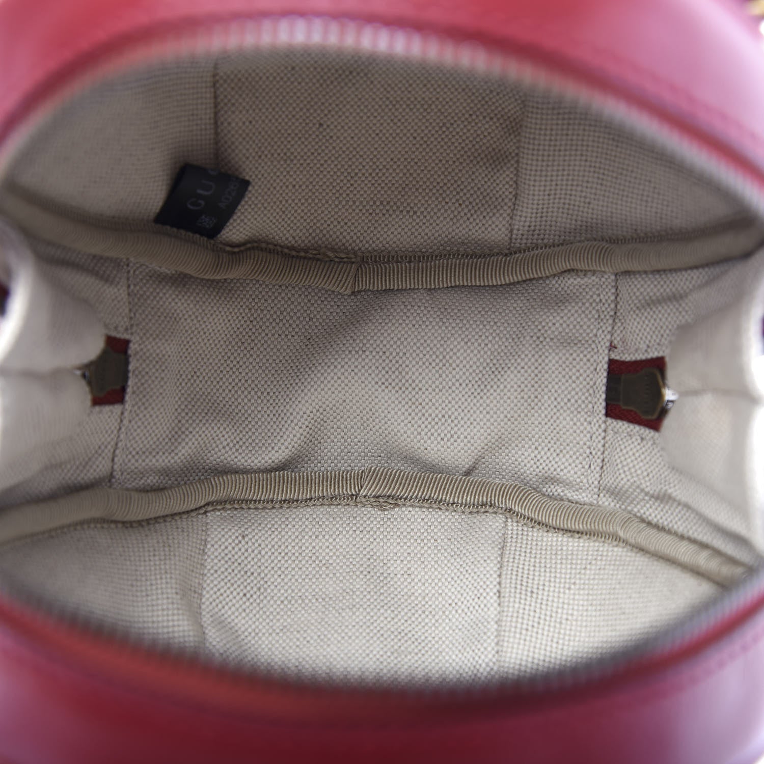Gucci Piuma Lux Energy Mini Tifosa Basketball Shaped Shoulder Bag Romantic Cerise 6 of 12