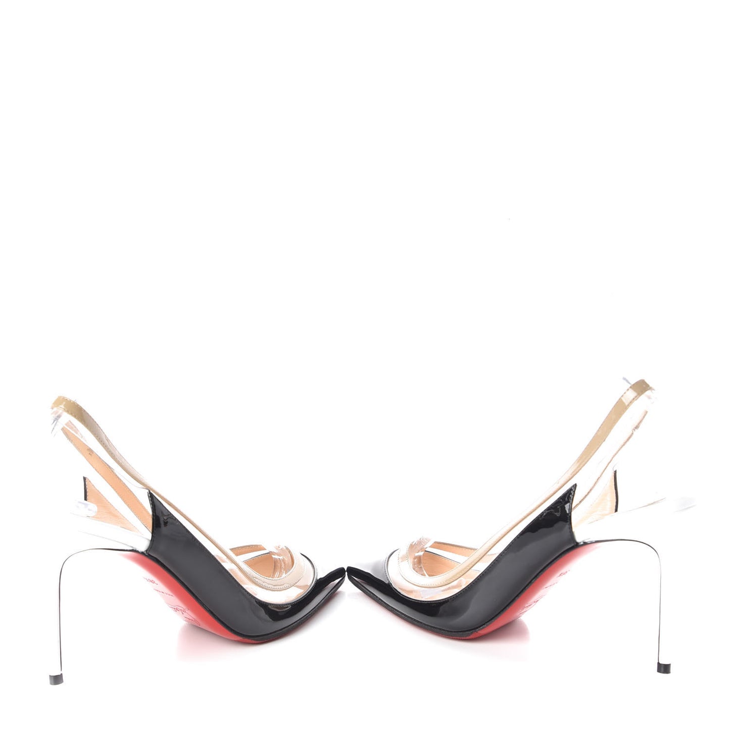 Patent PVC Paulina 100 Pumps 38.5 Black
