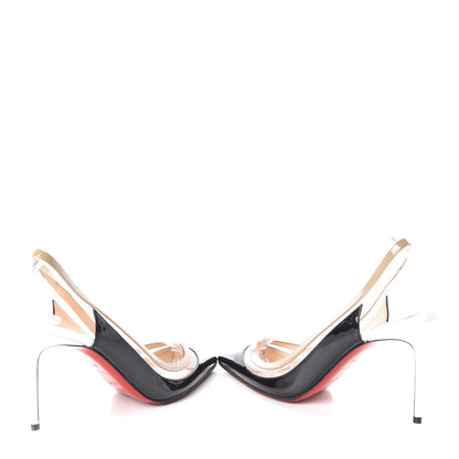 Christian Louboutin Patent PVC Paulina 100 Pumps 38.5 Black 6 of 10