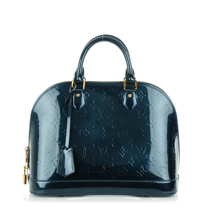 Louis Vuitton Vernis Alma PM Blue Nuit 1 of 7