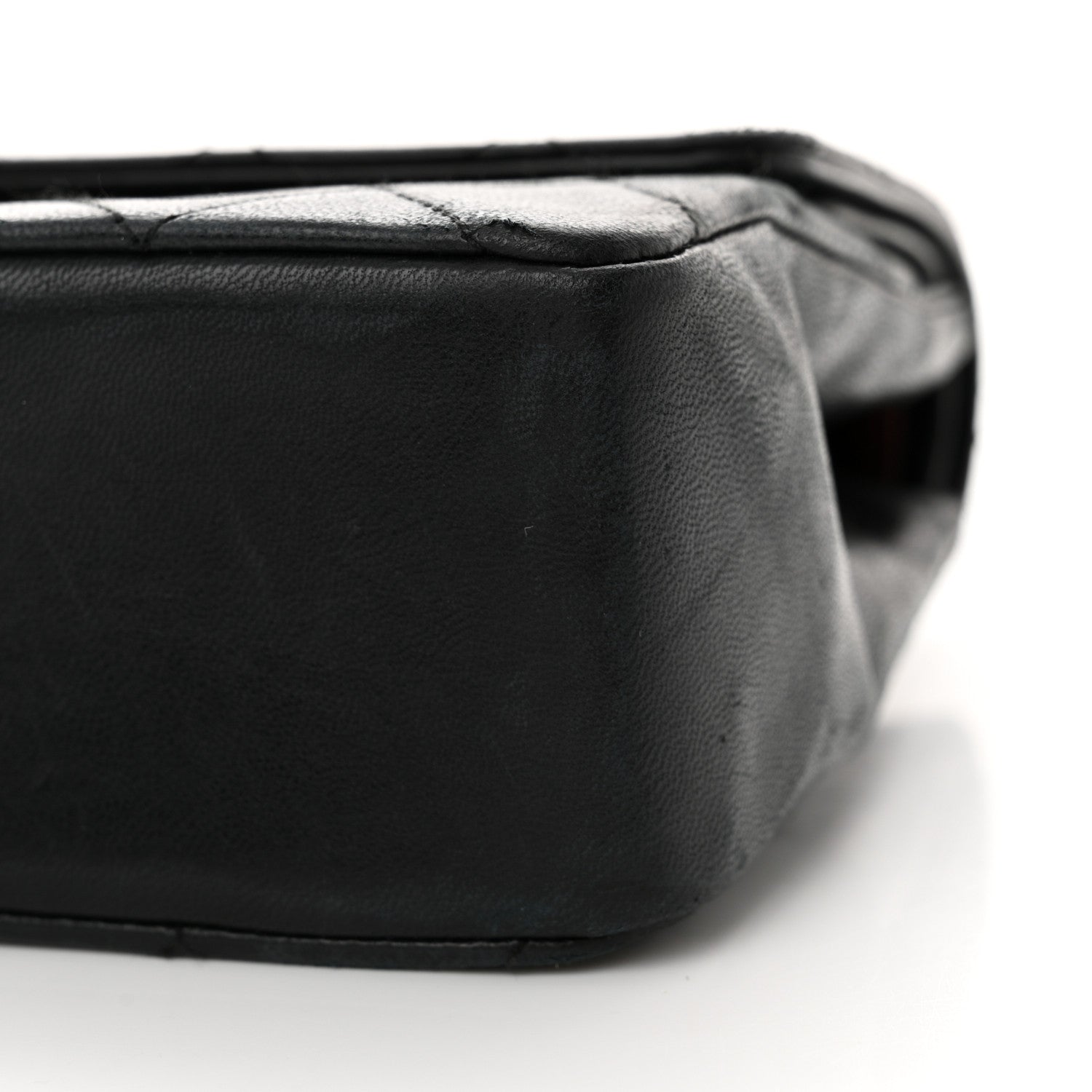 Chanel Lambskin Quilted Medium Double Flap Black 10 of 23