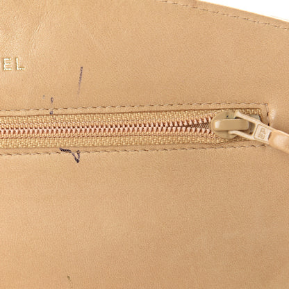 Chanel Caviar Timeless CC Wallet on Chain WOC Beige 5 of 11