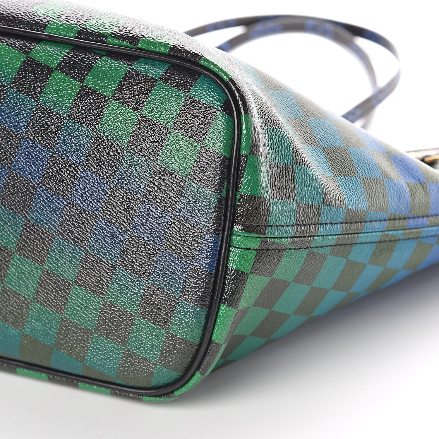 Louis Vuitton Damier Race Neverfull MM Noir Rouge 10 of 10