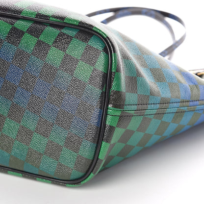 Louis Vuitton Damier Race Neverfull MM Noir Rouge 10 of 10