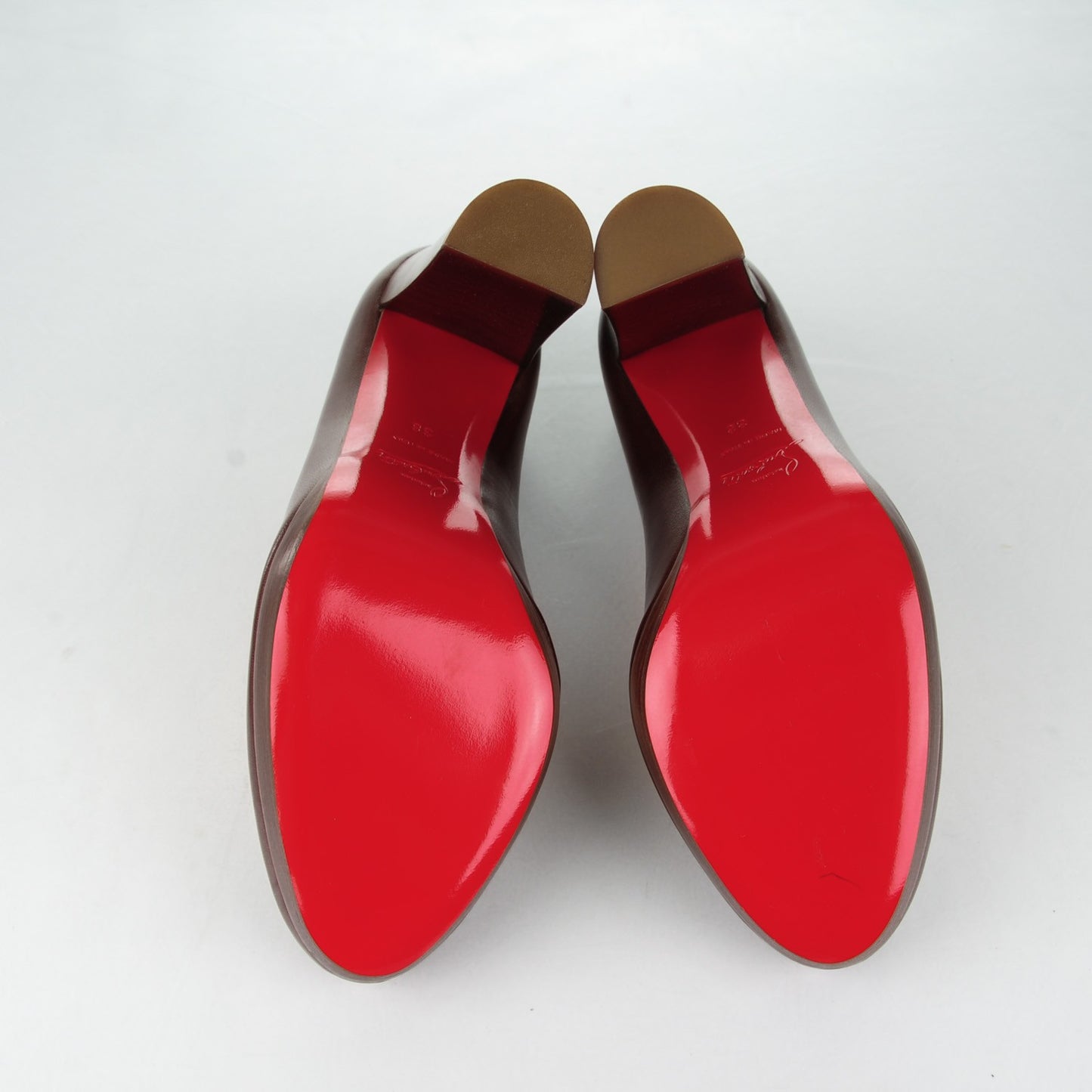 Kid Leather Grapi 120 Platform Pumps 38 Havane