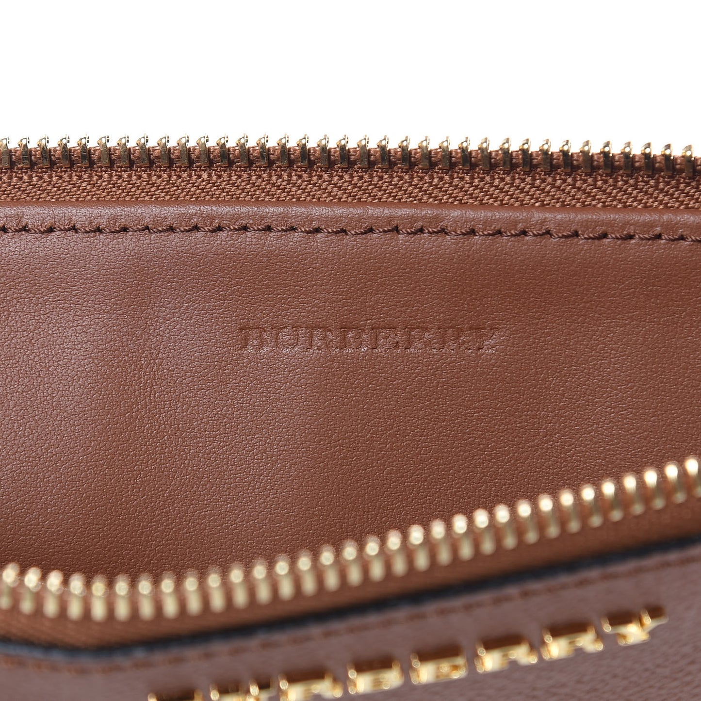 Haymarket Check Peyton Crossbody Clutch Bag Toffee