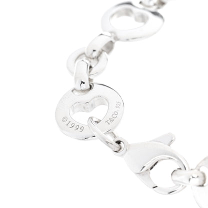 Tiffany Sterling Silver Heart Stencil Bracelet 4 of 4
