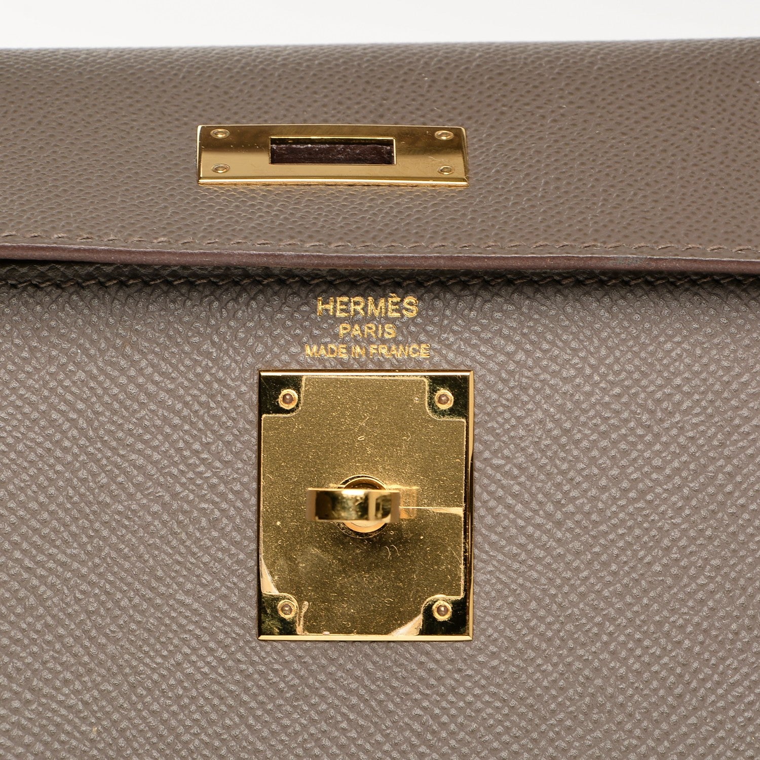 Hermes Epsom Kelly Sellier 28 Etain 14 of 27