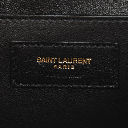 Saint Laurent Suede Monogram All Over Camera Bag Burgundy 6 of 10