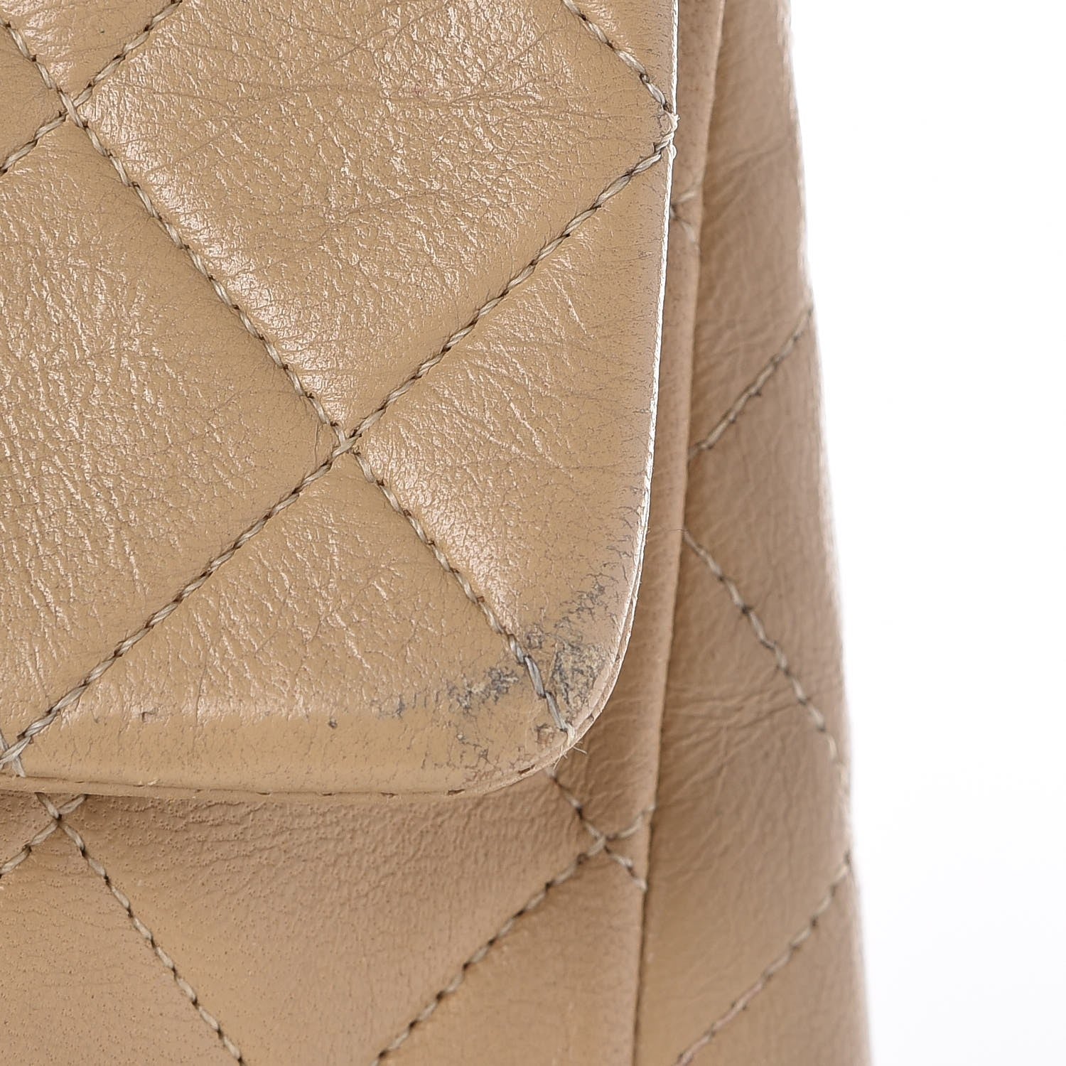 Chanel Lambskin Quilted Small Single Flap Beige 17 of 25