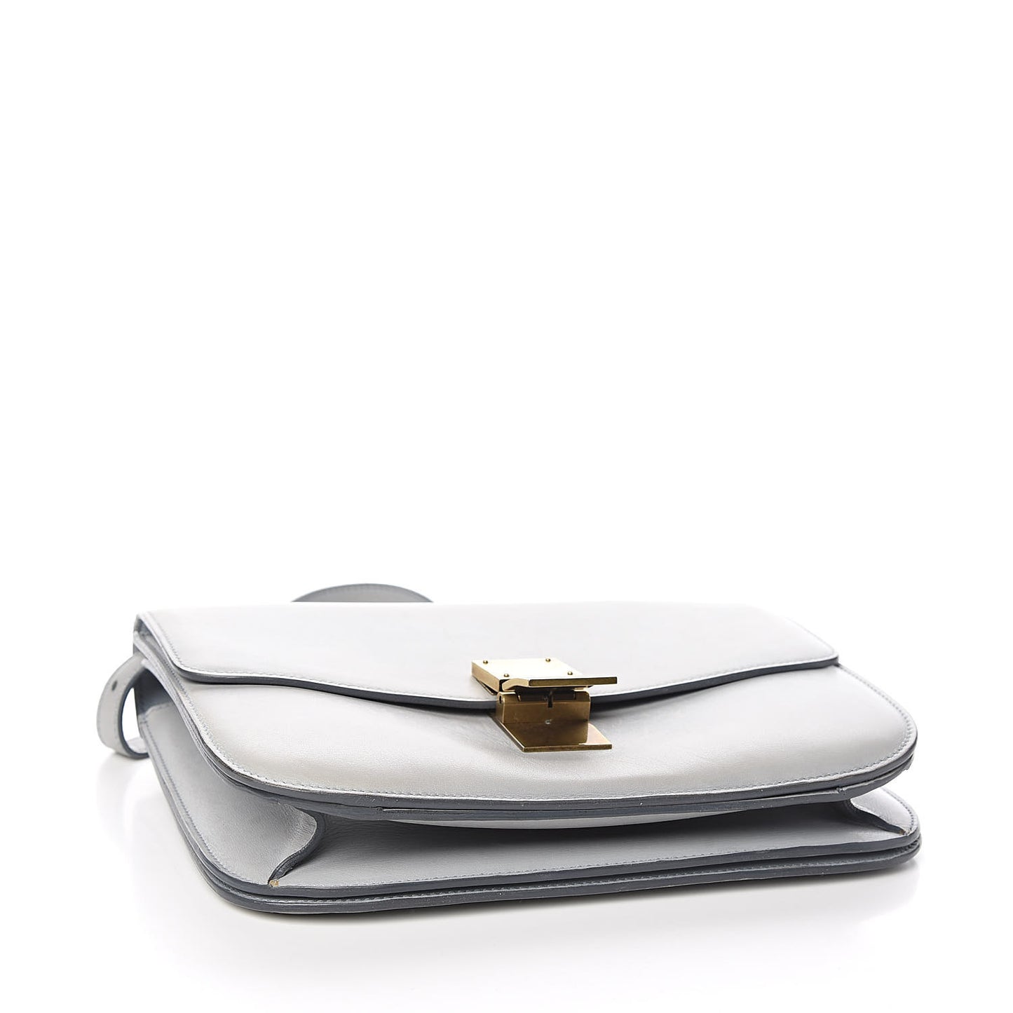Box Calfskin Medium Classic Box Flap Bag Sky