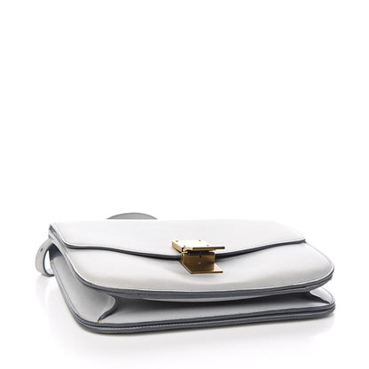 Celine Box Calfskin Medium Classic Box Flap Bag Sky 4 of 12