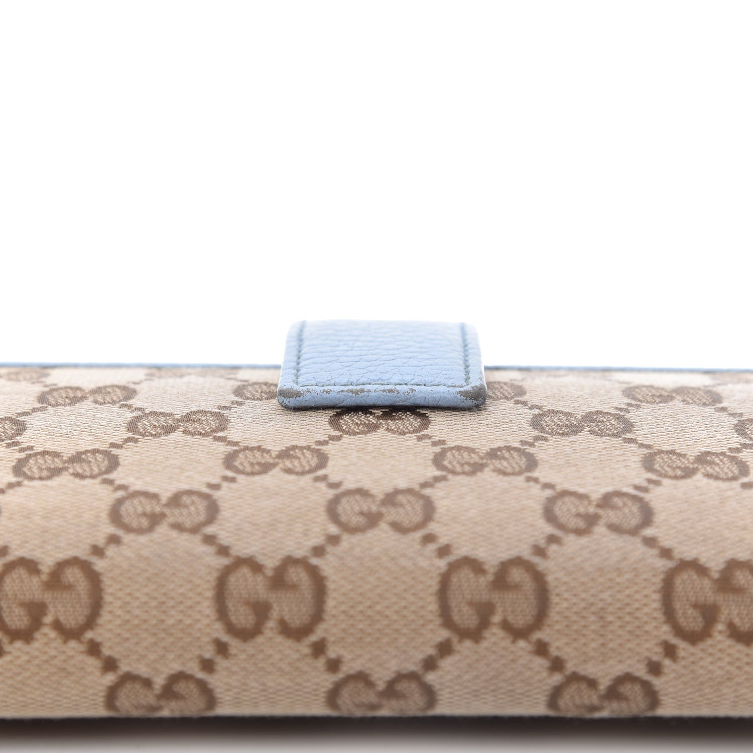 Gucci GG Plus Monogram Continental Flap Wallet Blue 11 of 11