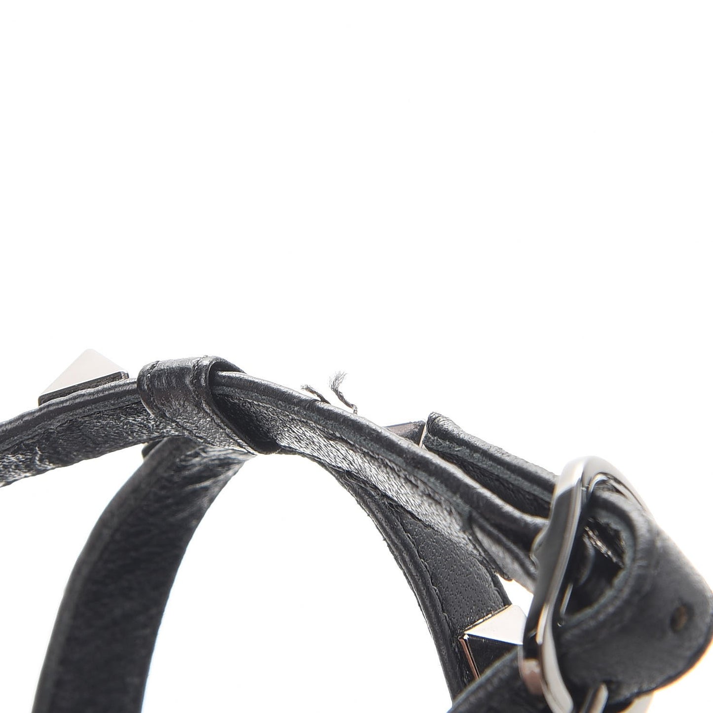 Nappa Rockstud Ankle Strap Pumps 38 Black