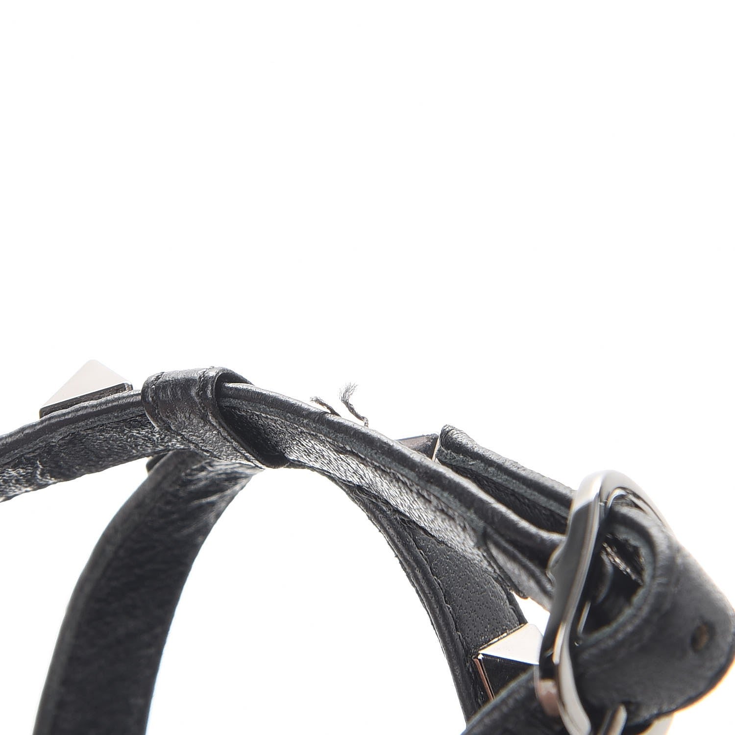 Valentino Garavani Nappa Rockstud Ankle Strap Pumps 38 Black 13 of 20