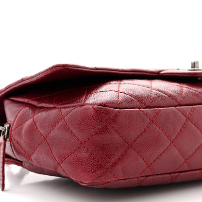 Chanel Iridescent Caviar Quilted Large Chic Flap Red 9 of 14