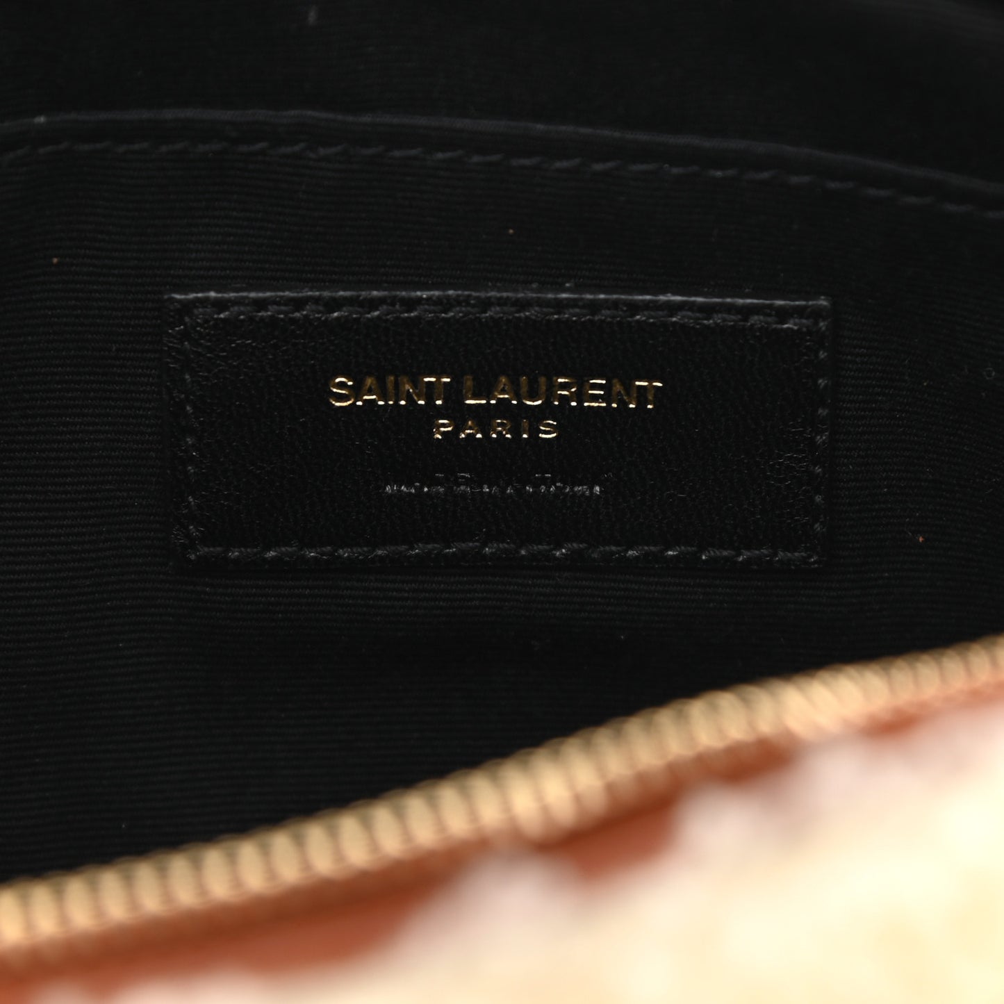 Shearling Monogram Lou Belt Bag Beige