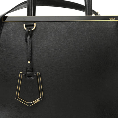 Fendi Vitello Elite Regular 2Jours Tote Black 8 of 12