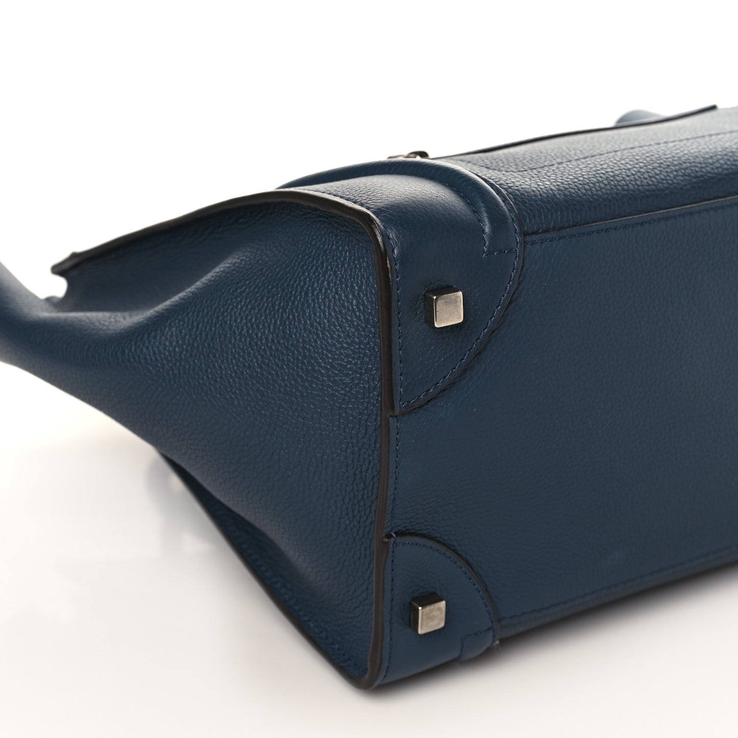 Drummed Calfskin Mini Luggage Orage