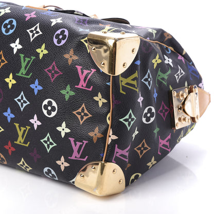 Louis Vuitton Monogram Multicolor Speedy 30 Black 7 of 9