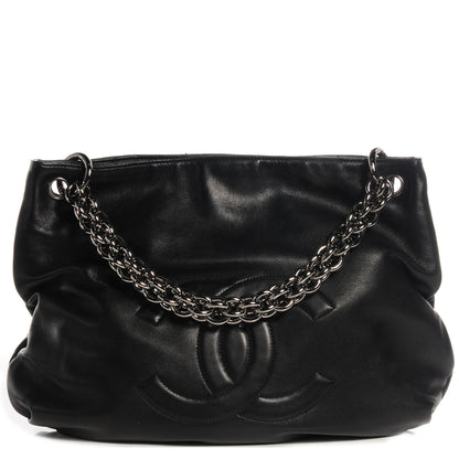 Chanel Lambskin Soft and Chain Small Hobo Black 1 of 7