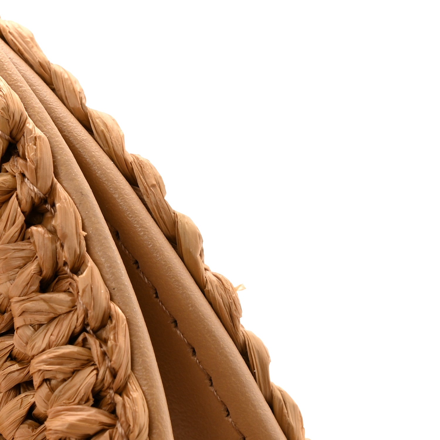 Chanel Braided Raffia Nano Kelly Flap Bag Dark Beige 13 of 14