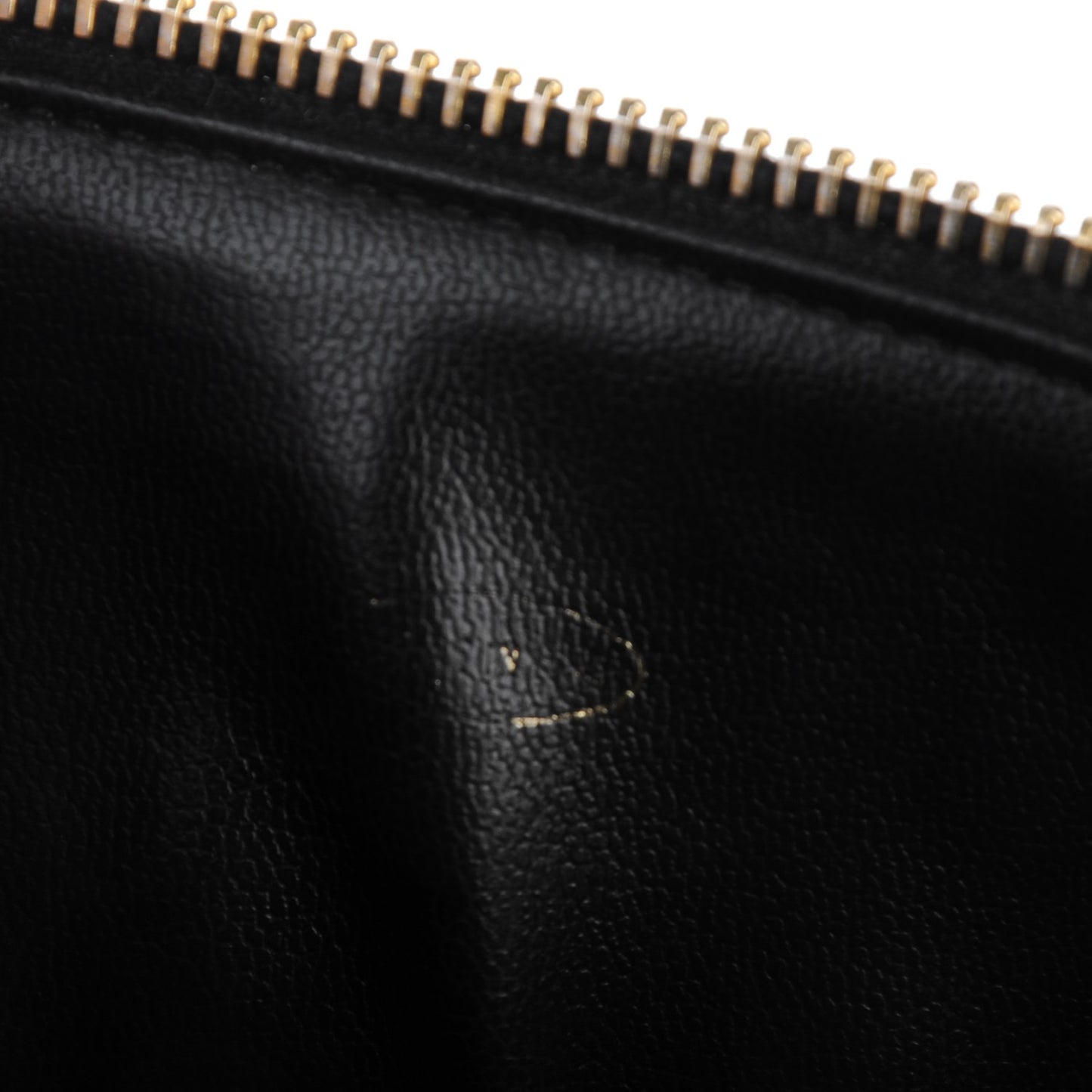 Lambskin Vanity Cosmetic Case Black