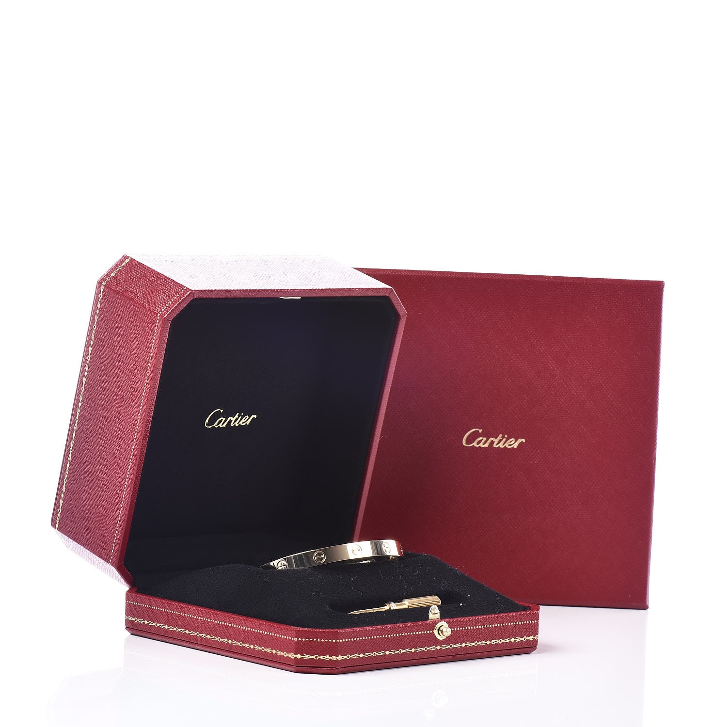 Cartier 18K Yellow Gold LOVE Bracelet 17 7 of 7