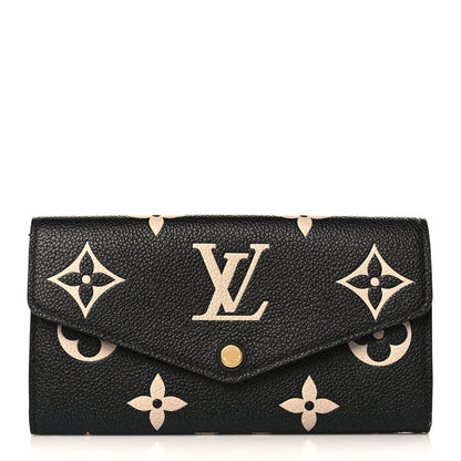 Louis Vuitton Monogram Empreinte Giant Sarah Wallet 1 of 6