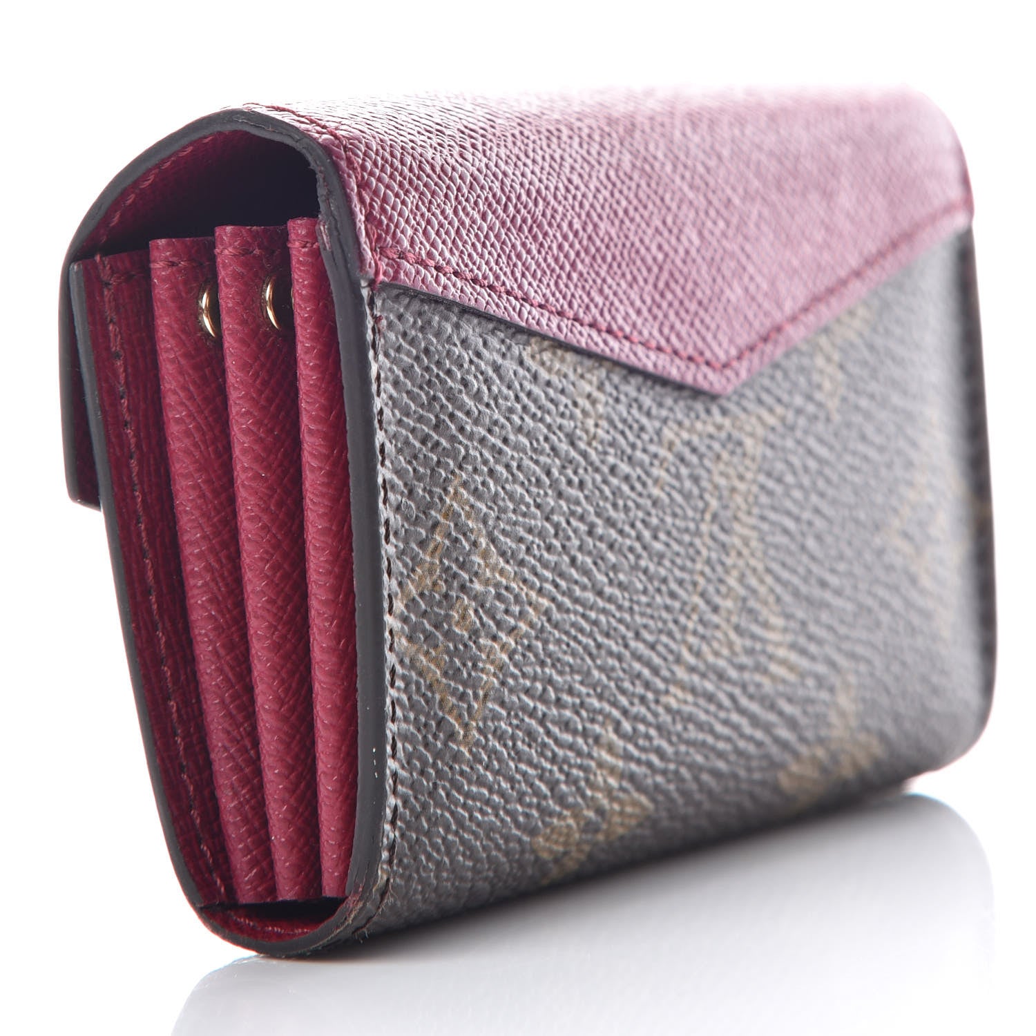 Louis Vuitton Monogram Sarah Multicartes Fuchsia 3 of 7