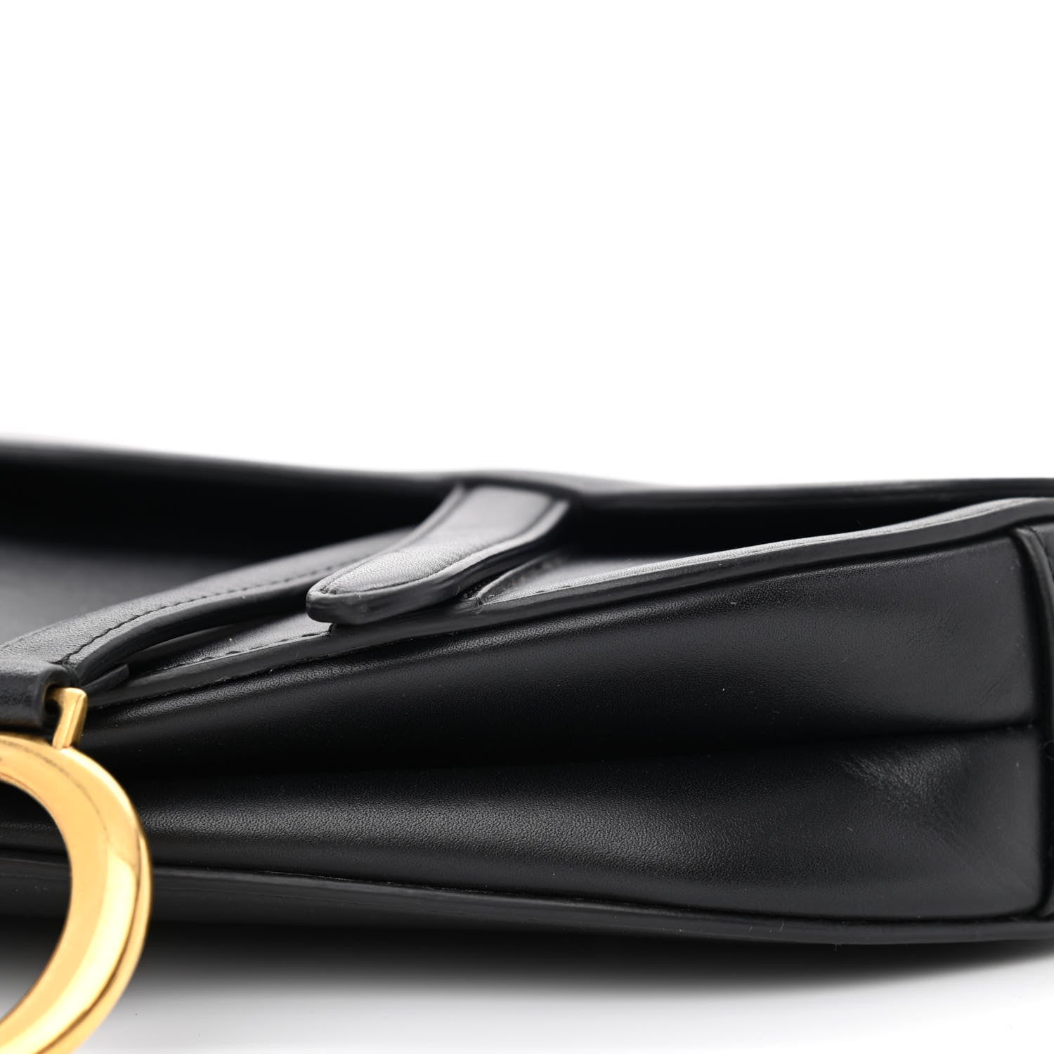 Christian Dior Calfskin Mini Saddle Bag Black 10 of 12
