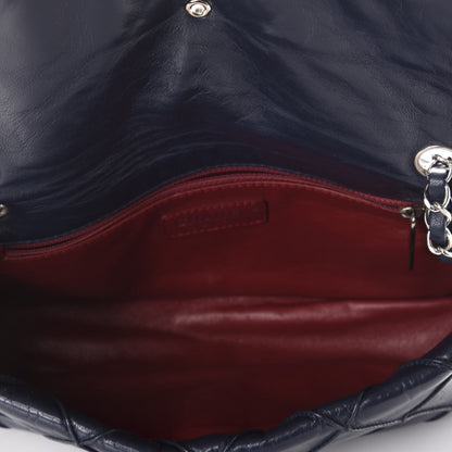 Chanel Lambskin Diamond Stitched Flap Navy 5 of 11