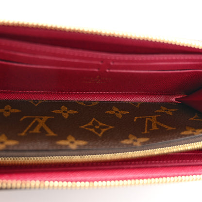 Louis Vuitton Monogram Clemence Wallet Fuchsia 5 of 10