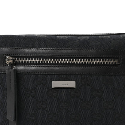 Gucci GG Canvas Monogram Shoulder Bag Black 8 of 10