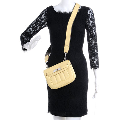 Hermes Veau Swift Mini Sac Berline Jaune Poussin 2 of 14