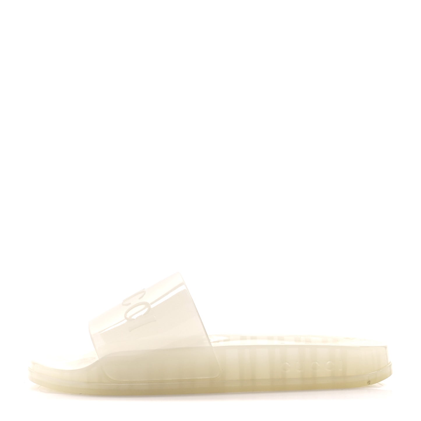 Rubber Mens Pursuit Slide Sandals 9 Transparent