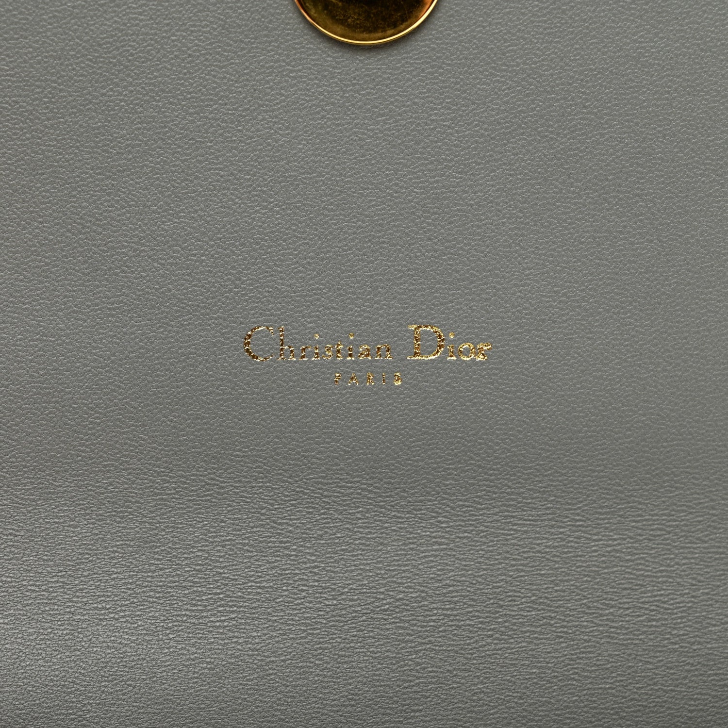 Christian Dior Supple Calfskin Caro Pouch with Chain Cloud Blue 7 of 11