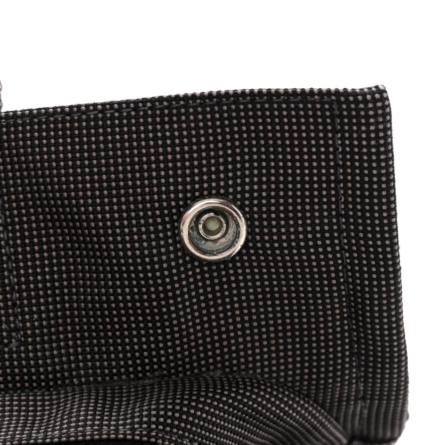 Hermes Canvas Herline PM Tote Grey 12 of 12