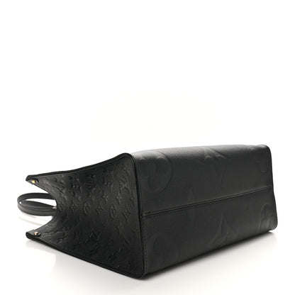Louis Vuitton Empreinte Monogram Giant OnTheGo MM Black 4 of 9