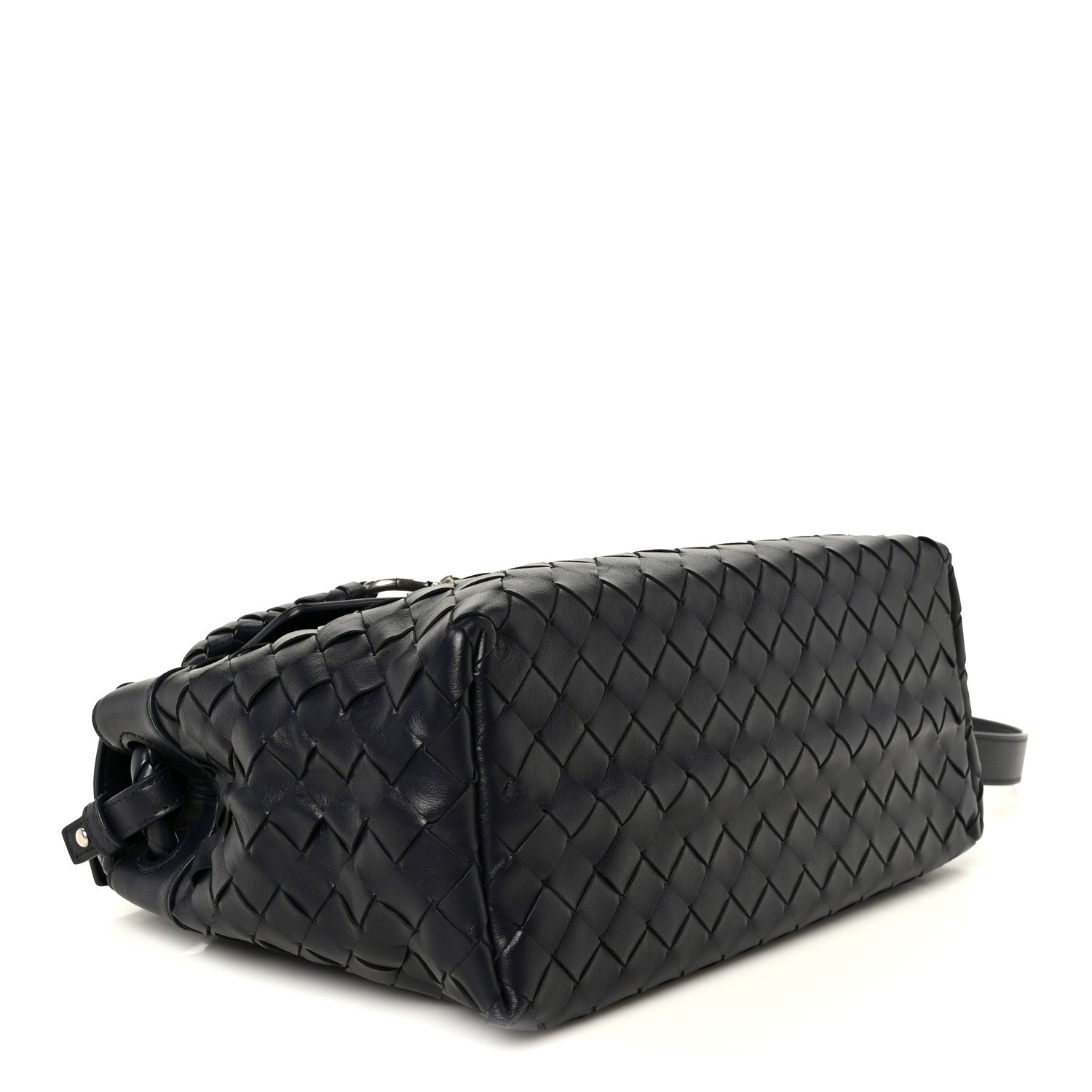 Bottega Veneta Calfskin Intrecciato Small Andiamo Messenger Bag Nocturnal 4 of 12