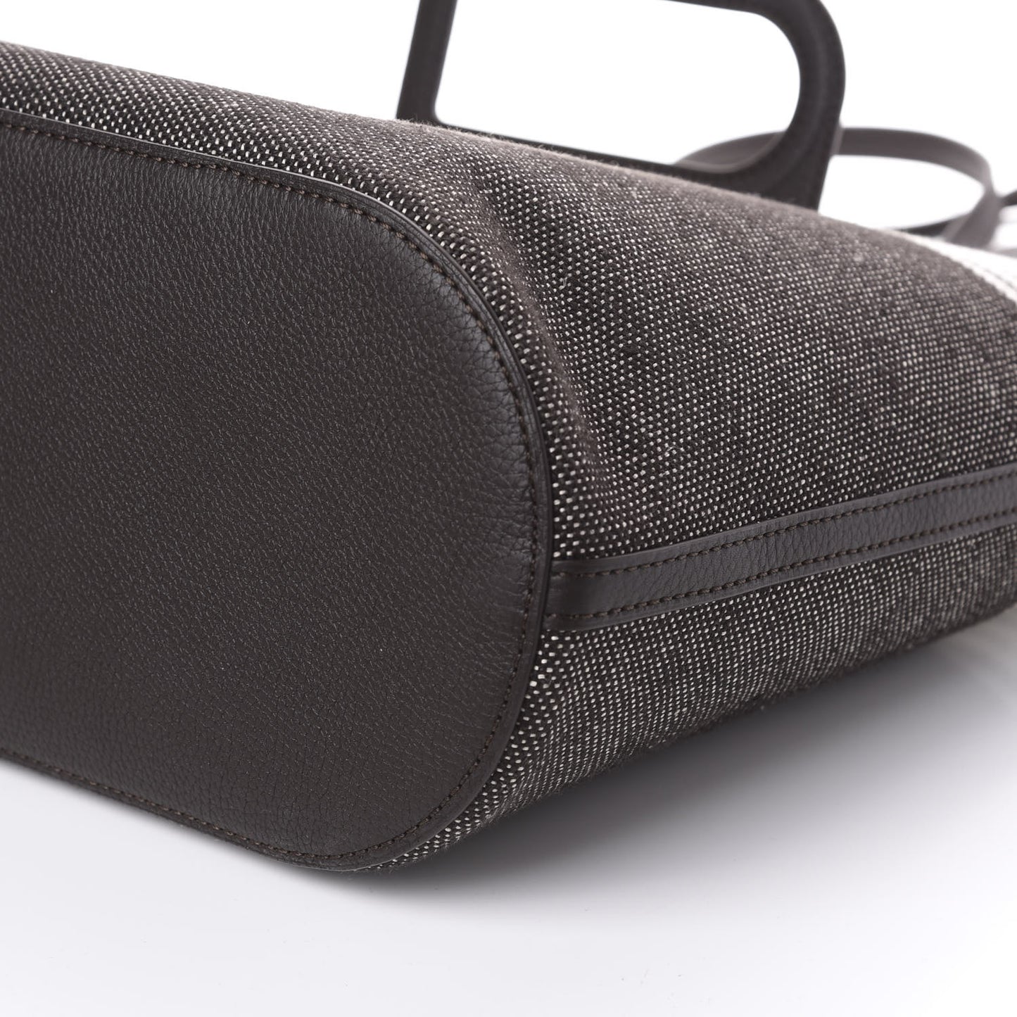 Canvas D to D Tote MM Brown