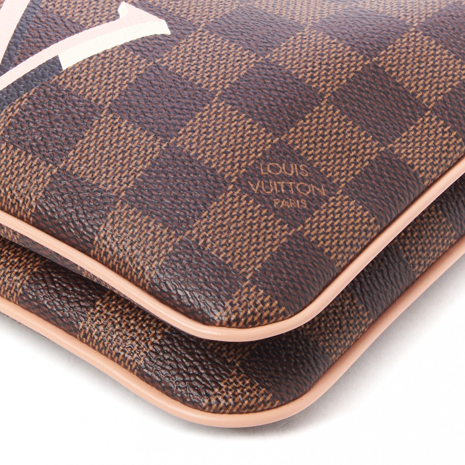 Louis Vuitton Damier Ebene Double Zip Pochette 5 of 9