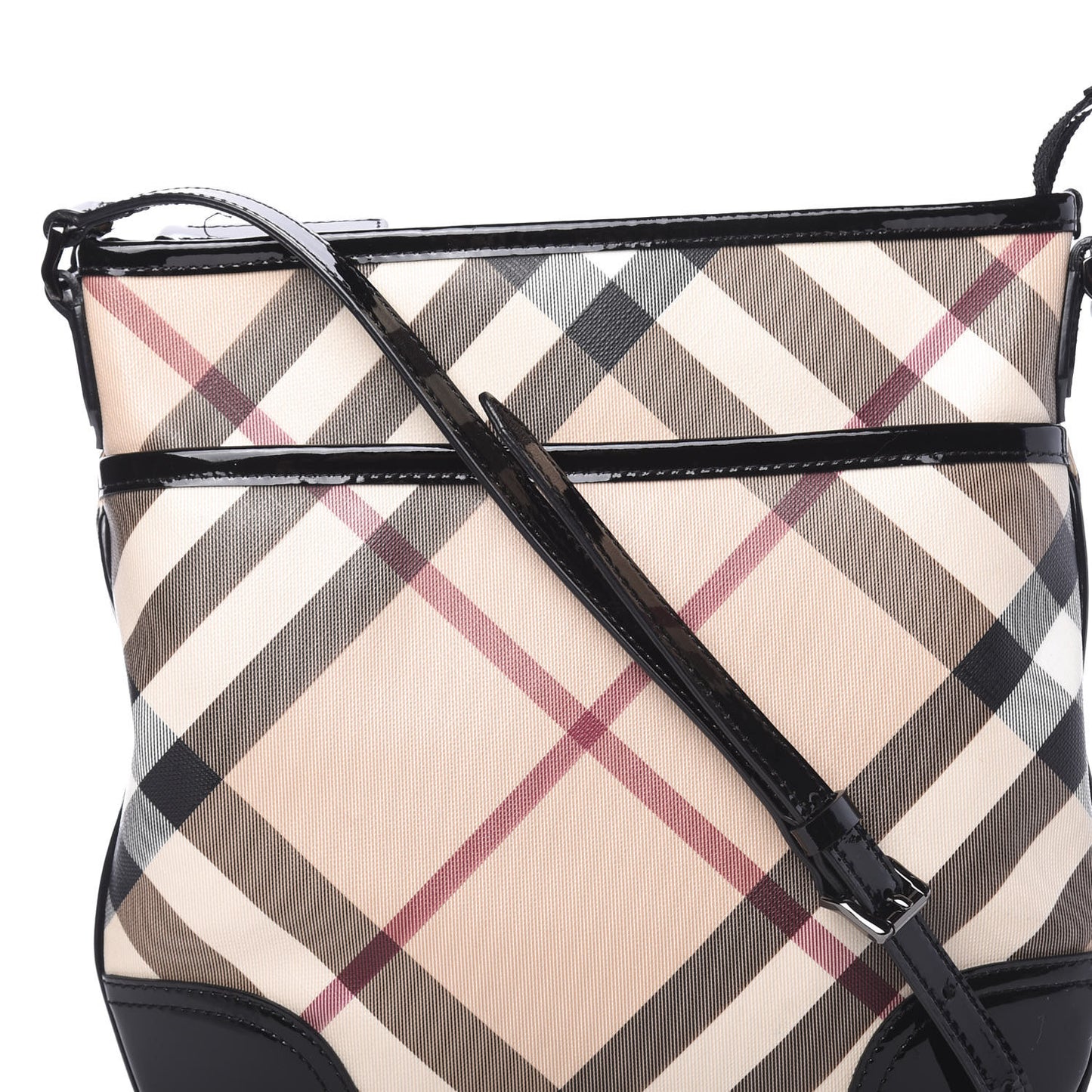 Supernova Check Small Dryden Crossbody Bag Black