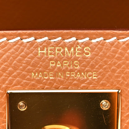 Hermes Epsom Kelly Sellier 28 Gold 6 of 13