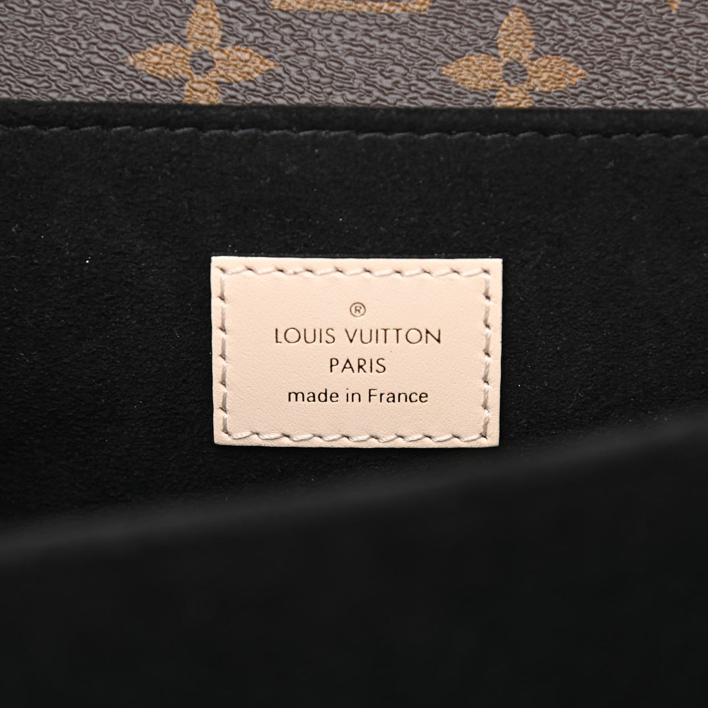 Monogram Braided Pochette Metis Creme Beige