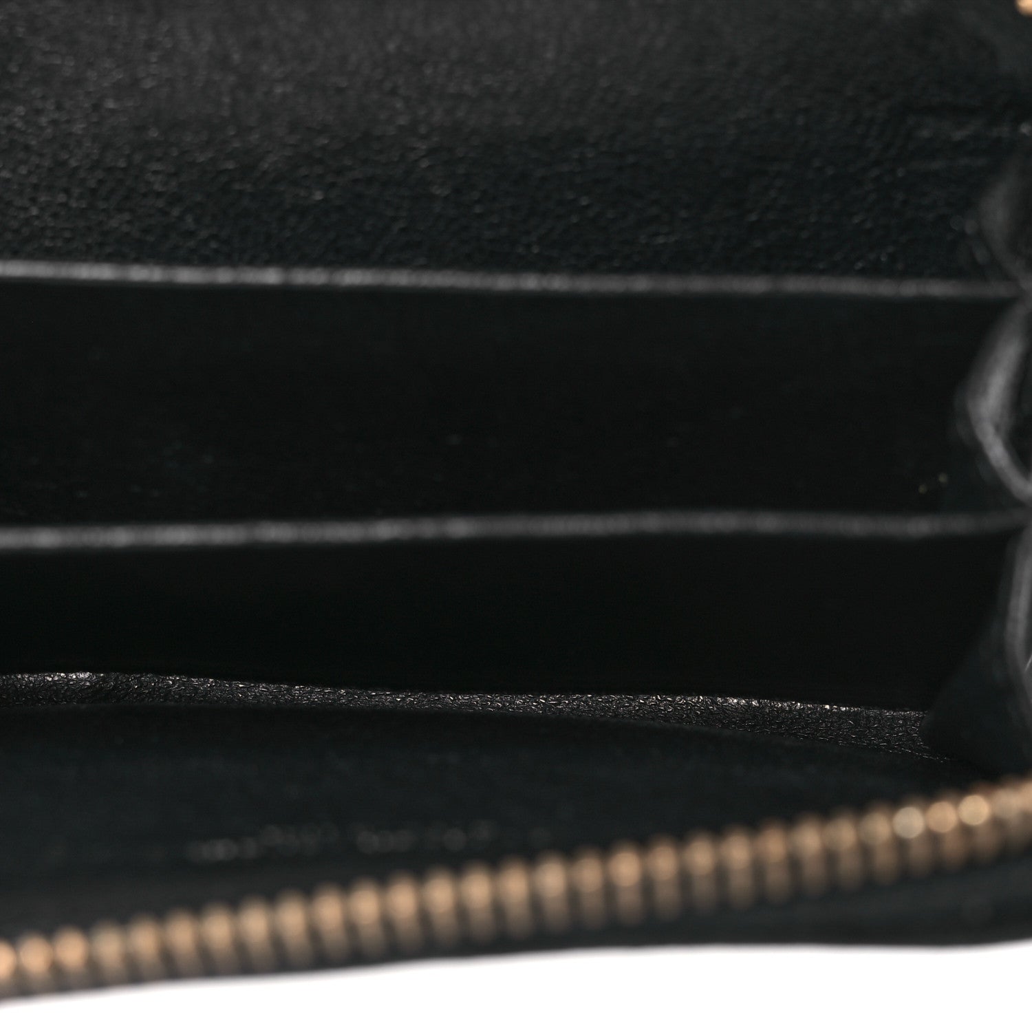 Bottega Veneta Nappa Intrecciato Zip Around Coin Purse Black 5 of 10