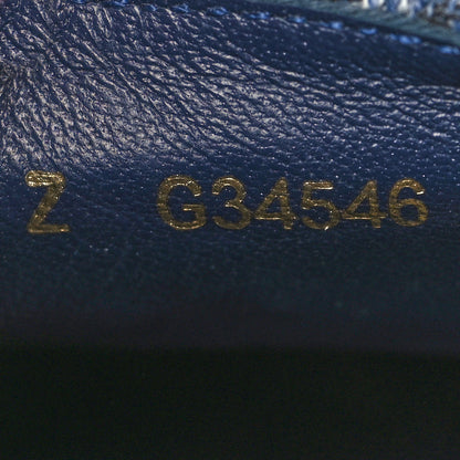 Chanel Cotton Tweed CC Espadrilles 36 Blue Ecru Black 9 of 9