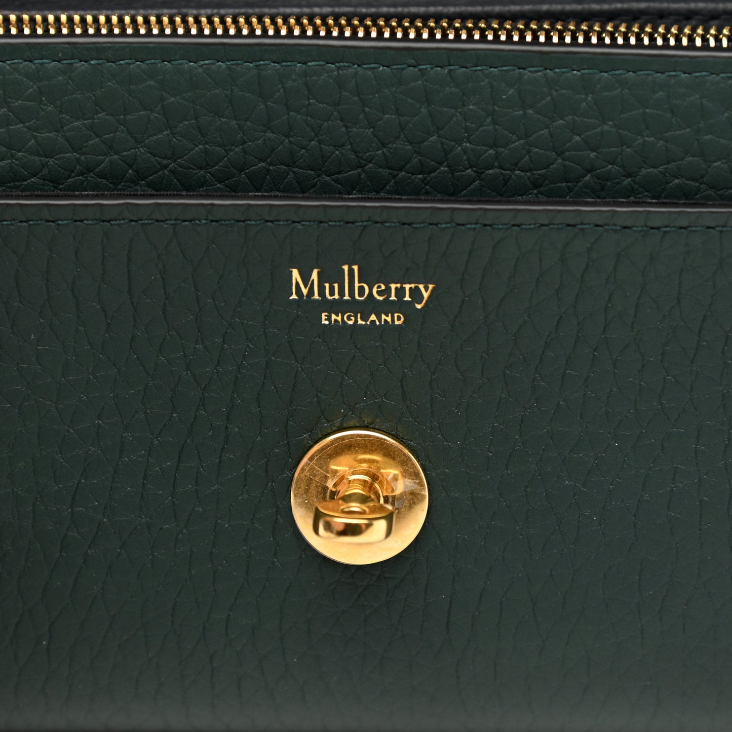 Heavy Grain Darley Wallet Mulberry Green